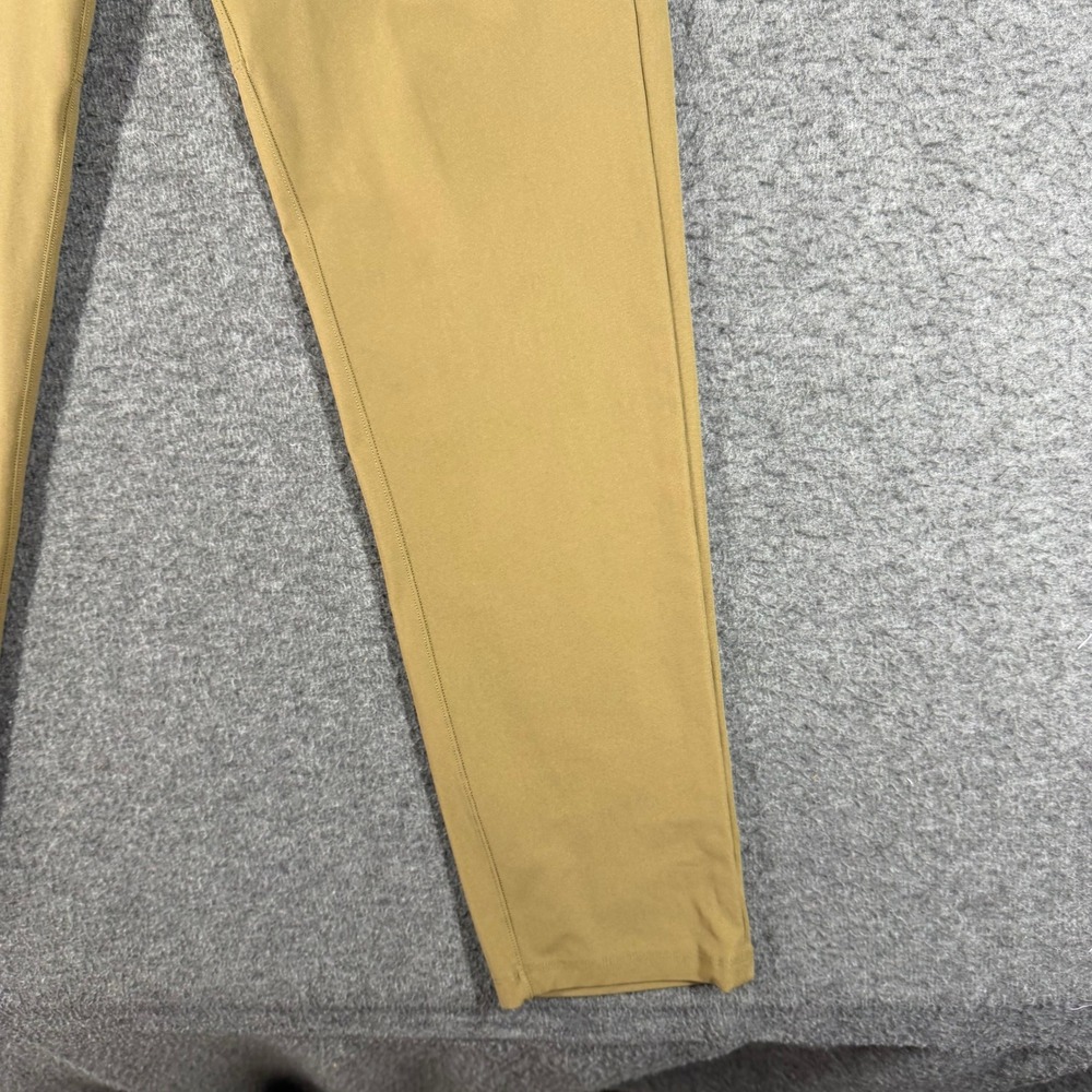 Lululemon Commission Slim Fit Pants Mens 34 Khaki Tan Technical Chino Trousers - Picture 4 of 13